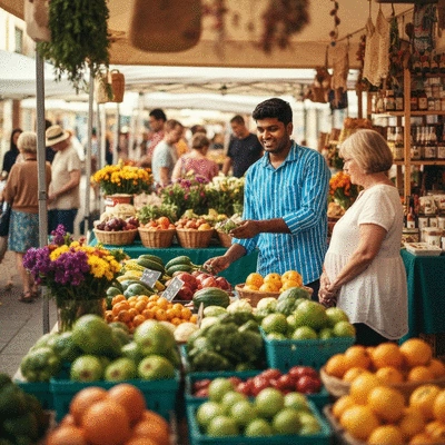 Forklift operator in a warehouse receiving training, focused and safe